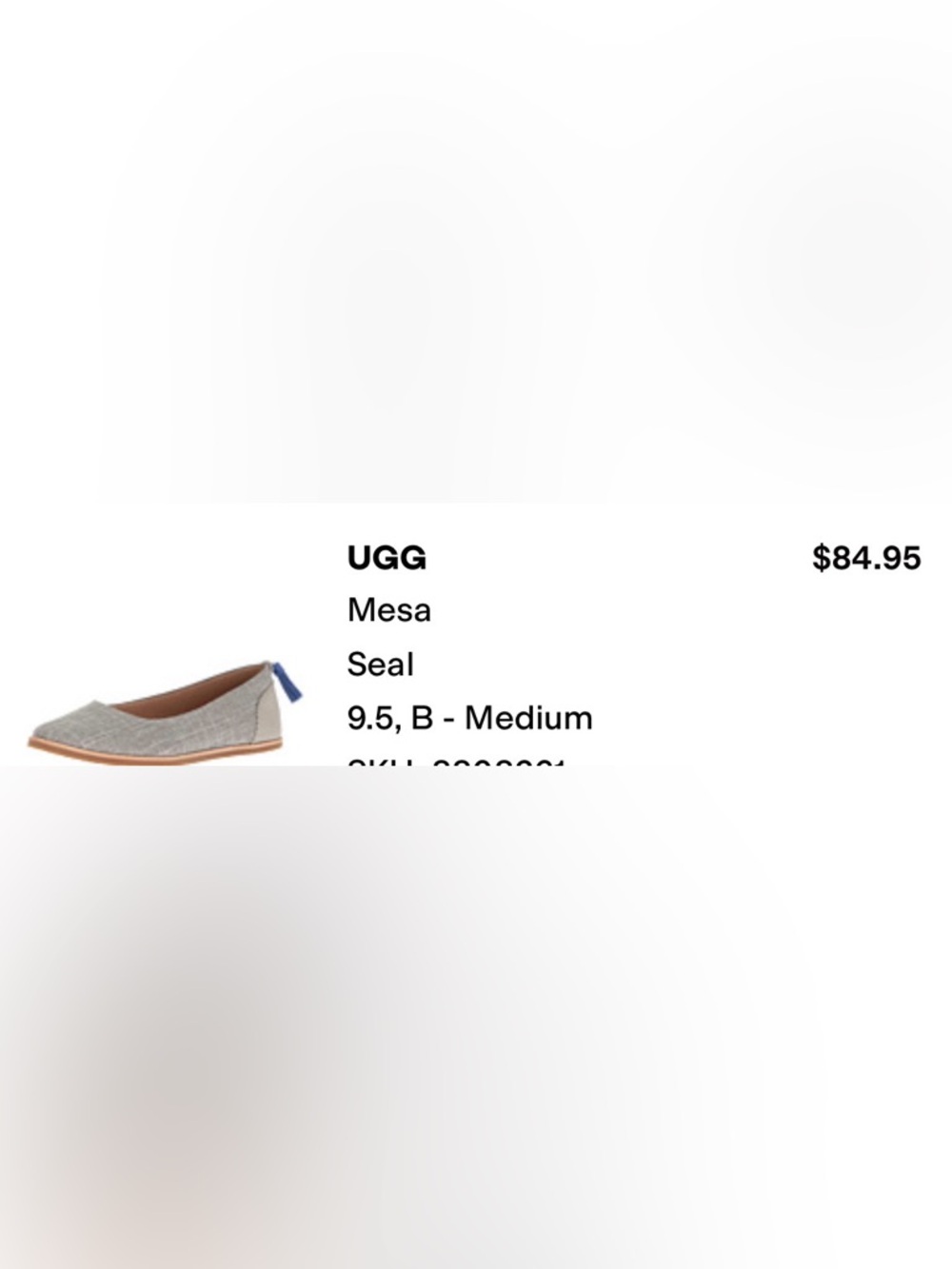 Women's UGG Neutral Linen Ballet Flats - Picture 10 of 10